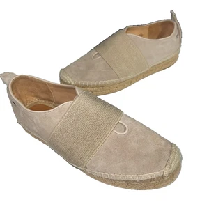 Rag & Bone 'Nina' Espadrille size EU 39.5 US 9.5  Smoke Suede Slip on Fall - Picture 1 of 12