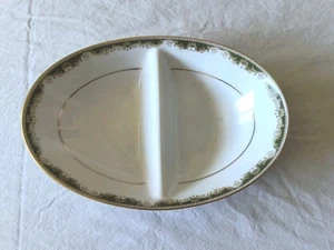 Vintage Noritake Warrington 10" Oval Divided Vegetable Bowl Made In Japan - Picture 1 of 7