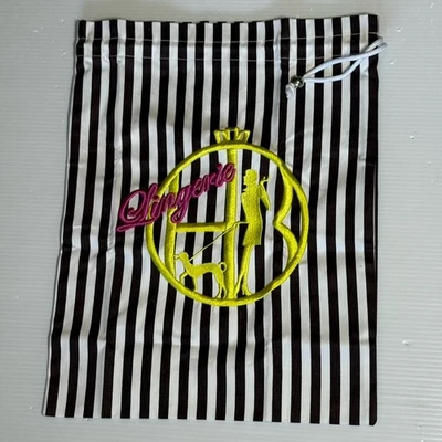 HENRI BENDEL NYC Go Anywhere Travel Storage Lingerie Laundry Bag Embroidered - image 1 of 4