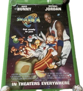 SPACE JAM PROMOTIONAL MOVIE POSTER (27x40inch) 1996 MICHAEL JORDAN - Picture 1 of 6