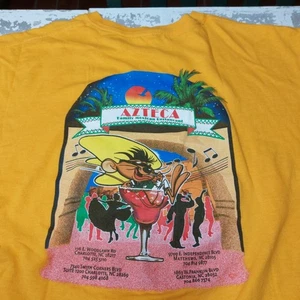 Azteca Cinco de Mayo T-Shirt Gr. Lg gelb Fiesta Time Restaurant Grafik Tee - Bild 1 von 6