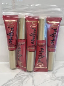 Too Faced Lipstick Melted BERRY Matte Liquid Long Wear Lot of 5 - Picture 1 of 2