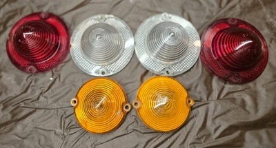 Lámpara trasera Corvette C2 1963-1967/lentes de luz de respaldo GM y lente de luz de estacionamiento Foto 1 de 4