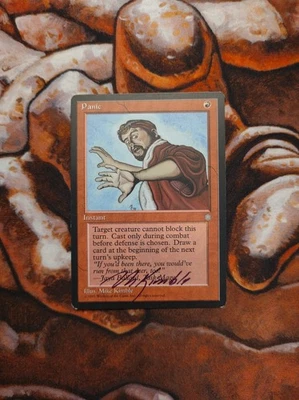 *ARTIST PROOF* Panic Mike Kimble Signed Magic the Gathering - Image 1 of 2