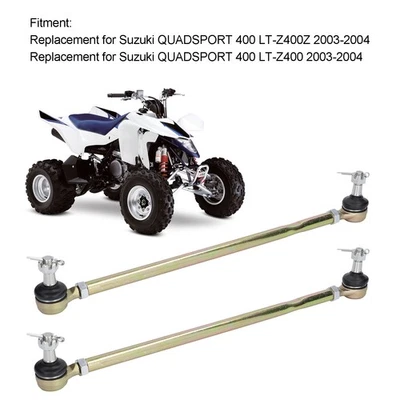 .2 Sets Steering Tie Rod With Ends Kit For QUADSPORT 400 LTZ400 LTZ400Z - Image 1 of 4