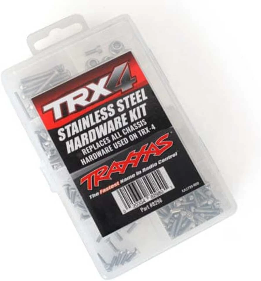 Traxxas 8298 TRX-4 Stainless Steel Hardware Kit, Silver  - Image 1 of 1