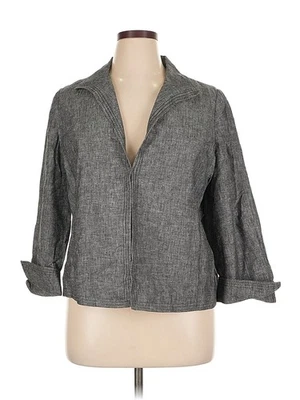 Blazer gris XL Kim Rogers para mujer Foto 1 de 4