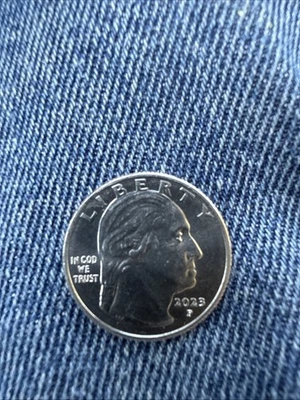 Rare Jovita Idar Quarter 2023 P Mint Error Coin Reading "In Cod We Trust" - Image 1 of 2