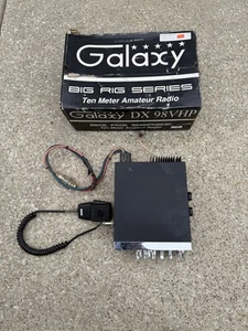 Galaxy DX 98VHP CB Radio, Used Condition, w/ Original Box & Mic - Zdjęcie 1 z 14