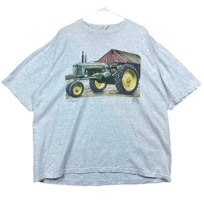 Vintage John Deere Tractor T Shirt XXL Made USA Farm Barn Iowa 90s Graphic Tee - Image 1 of 4
