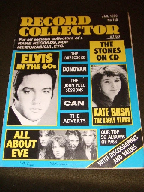 RECORD COLLECTOR #113 - THE BUZZCOCKS - DONOVAN - JAN 1989  - Image 1 of 1