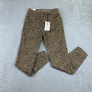 Vanilla Star Jegging Damengröße 3 Gepardenmuster hoch geschnitten schmales Bein Jeans neu mit Etikett - Bild 1 von 11