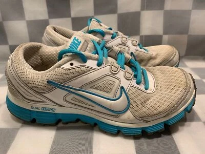 Zapato para mujer NIKE Dual Fusion talla 7,5 blanco azul 407847-107 Foto 1 de 4