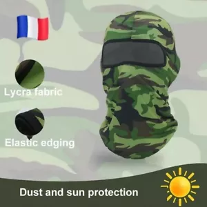 Cagoule camouflage kaki Balaclava armée moto casque ski vélo militaire chasse fr - Imagen 1 de 12