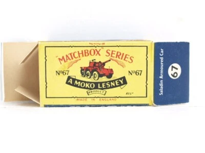 Matchbox Ruedas Regulares Mb.67 Coche Blindado Saladino, Caja Vacía. Foto 1 de 4