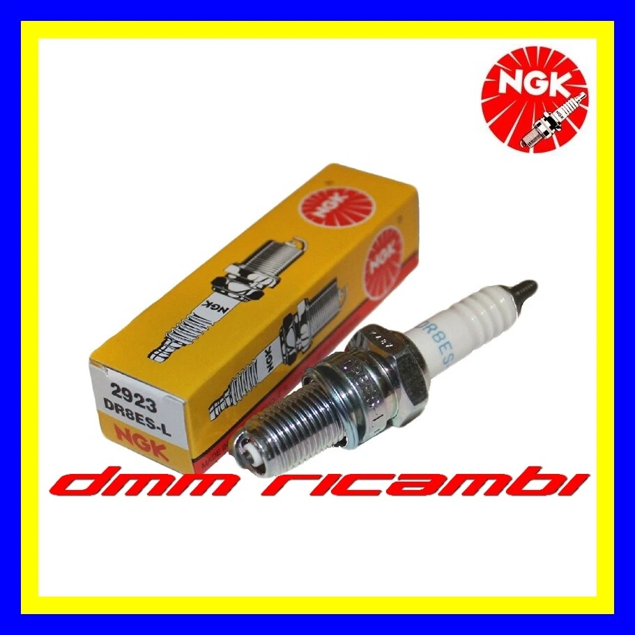 Candela originale NGK DR8ESL HONDA KAWASAKI SUZUKI YAMAHA APRILIA BETA BMW - Immagine 1 di 1