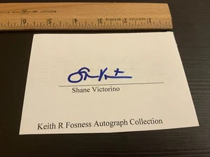 2003 Padres Shane Victorino SIGNED Card - Picture 1 of 1