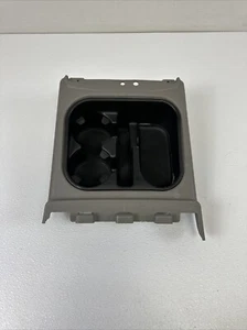 03-06 Chevrolet GMC Silverado Sierra Console Cup Holder Bezel W/ Insert OEM Gray - Picture 1 of 12