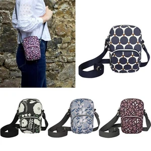 Earth Squared Fair Trade Oil Cloth Mini Crossbody Bag Shoulder Pouch for Women - Picture 1 of 19