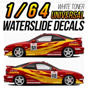 Calcomanía universal personalizada para tobogán acuático 1/64 INTEGRA MOMO 2 FAST 2 FURIOUS para Hot - Imagen 1 de 6