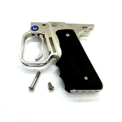 WGP Autococker Hinge Trigger Frame Assembly w/Grip - NICKEL - Image 1 of 3