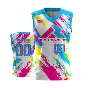 Custom Personalized Sports Uniform Men Women - Big League Multi - Basketball - Picture 1 of 7