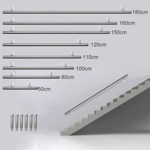 Edelstahl Handlauf Geländer bis 1.8 Meter Innen&Außen Stange 50-200cm - Bild 1 von 18