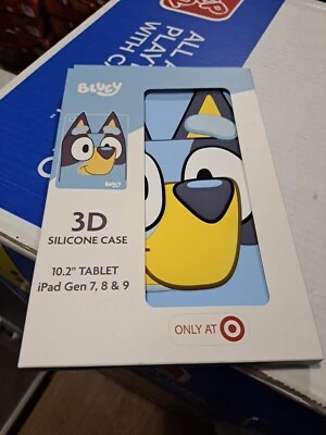 Bluey iPad 10.2" Gen 7, 8 & 9 Silicone 3D Case NEW Target Exclusive Kids - Image 1 of 2