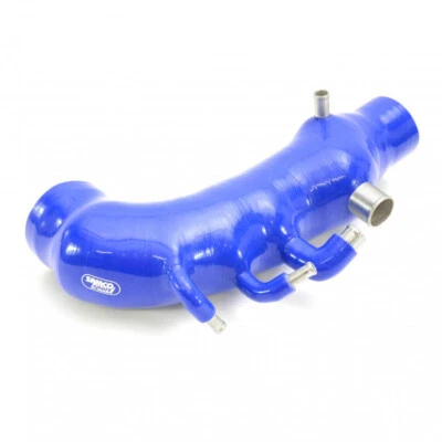 Samco Silicone Turbo Inlet Hose (Blue) for 2008-2014 WRX    TB3847-BLU  IMSHO62 - Image 1 of 3