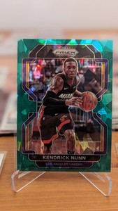 2021-22 Panini NBA Prizm Kendrick Nunn #216 Green Cracked Ice Fanatics