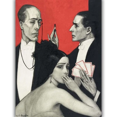 Impresión en lienzo His Manner Wild and Delirious de W. T. Benda Giclée; tamaño múltiple Foto 1 de 4