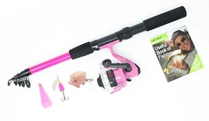 Matt Hayes Adventure Fish4Fun Junior Fishing Set Rod Reel Spinner Line Pink - Picture 1 of 10