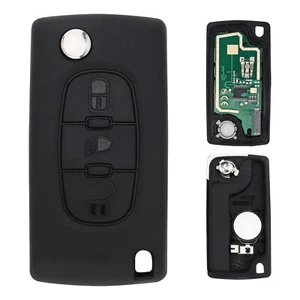 433MHz Flip Remote Car Key Fob with ID46 Chip Fit for Citroen C3 C4 C5 2005-2011 - Picture 1 of 12