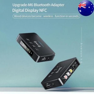 NFC Bluetooth 5.0 Transmitter Receiver 3 in 1 Audio Adapter for Computer Home TV - Afbeelding 1 van 8
