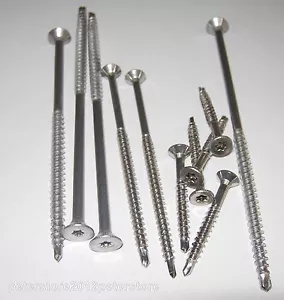 Viti per truciolato art. 9044 viti per legno 4,5 mm TORX acciaio inox VA punta di perforazione - Foto 1 di 1