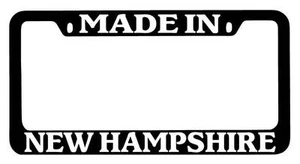 Black METAL License Plate Frame Made In New Hampshire Auto Accessory 2401 - Picture 1 of 1