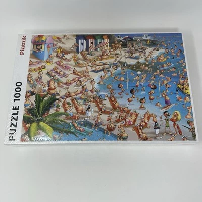 Piatnik Beach Scene 1000 Piece Jigsaw Puzzle 536748 By Francois Ruyer Sealed - Image 1 of 4