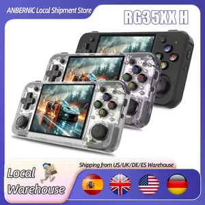 ANBERNIC RG35XX H Retro Handheld Game Console 3.5'' IPS Quad HD Bluetooth WHITE - Picture 1 of 7