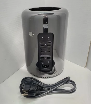 Apple Mac Pro A1481 3GHz 8-Core Xeon E5-1680v2 64 GB RAM 1 TB SSD dual D500 2013 - Image 1 of 4