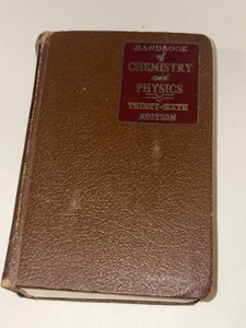 Vintage Handbuch Chemie & Physik von 1954. Vintage Wissenschaftsbuch - Bild 1 von 9