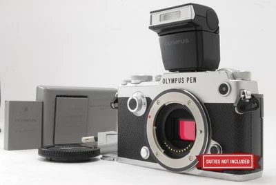 Count 4017! [近乎完好]奥林巴斯 PEN-F 2030 万像素无反光镜相机银色日本制造 — 第 1/4 张图片