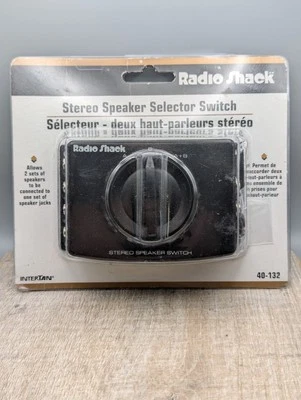 Radio Shack 2-Way Stereo Speaker Selector Switch For Two Pair Of Speakers - Image 1 of 4