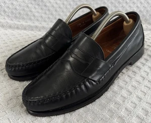Zapatos sin cordones Allen Edmonds Cavanaugh Penny 50021 cuero negro talla 9,5D - Imagen 1 de 17
