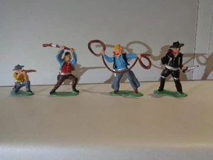 VINTAGE BRITAINS/CRESCENT COWBOYS. COLORFUL. SET OF 4. - Picture 1 of 9