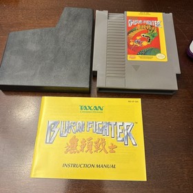 NES Burai Fighter, 1990 probado, due&ntilde;o original. Cartucho/Funda/Manual 