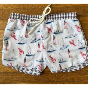 Smockingbird Girls' Lobster Shorts Size 6 - Picture 1 of 4