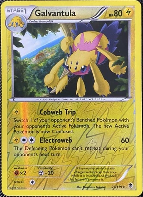 Galvantula 27/119 XY - Phantom Forces Reverse Holo - Pokémon Card - Image 1 of 2