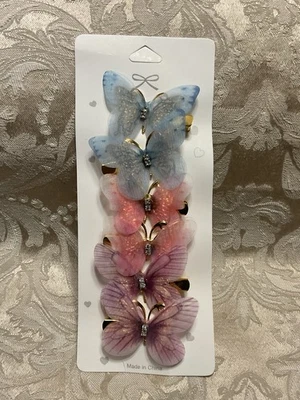 Surtido Mariposa Estrás Clip de Pelo Pasador Set Festival Boho Cabello Joyería Foto 1 de 4