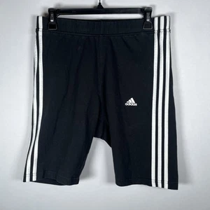 Adidas Women's Size 1X Black Stretch Pull-On Knit Shorts - Picture 1 of 4