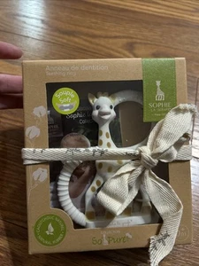 Sophie La Girafe - So Pure Natural Rubber Soft Baby Teething Ring from France - Picture 1 of 4